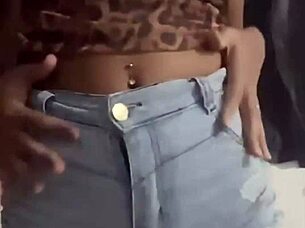 brazilian wife strips naked dancing funk for hubby's friend pov