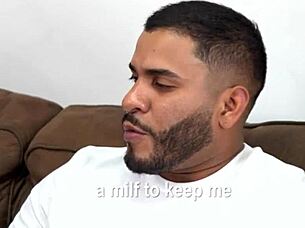 peruvian milf pays pizza with submissive ass pounding and facial cash from horny driver