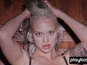 cute german blondie lisa modpali flaunts sexy tattoos naked 😍