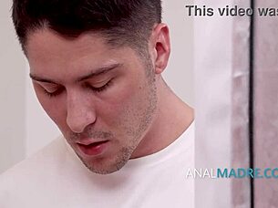 milf in dressing room gets anal after panty slip