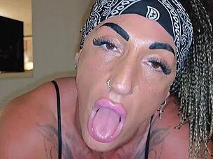 check out this big-assed big-titted whore's deep throat skills