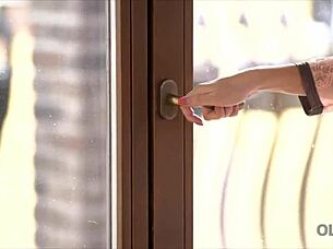 old guy passionately fucks young fiancee deep