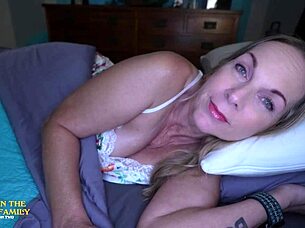 frustrated milf housewife grabs hard cock for taboo relief