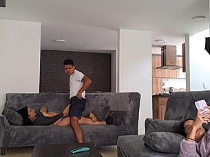 Mature Hottie Sucks My Pulsing Cock