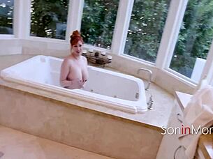 sharing bathtub with milf mommy fantasy pov
