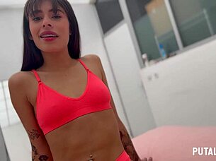 torbe unloads deep in sexy latina teen mells blanco's wet coño