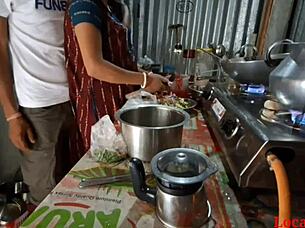 cooking turns into fun kitchen romp with servant video