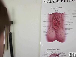 blonde doctor emma hix slurps cock in hospital taboo