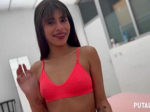 torbe unloads deep in sexy latina teen mells blanco's wet coño