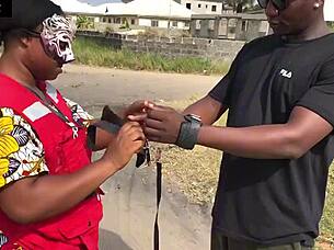 chubby agent arrests street guy for rough office pussy fuck