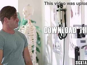 blonde doctor emma hix slurps cock in hospital taboo