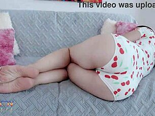 p-slut madison stil takes intense dp from two bbc monsters plus footjob