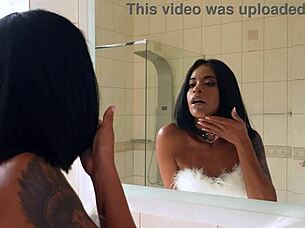 natasha rios swallows piss double anal from black monster cocks