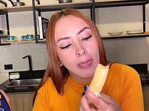 pov i tease my cameraman till he pounds me and i gulp his load