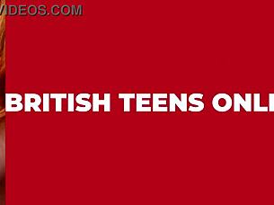 british alt student fingers pussy to cum