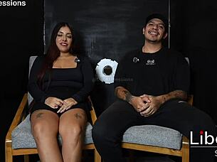 tattooed big tits babe gloryholed hard before cuck