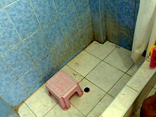 Slut swallows huge cum loads on tits mouth piss gulp 💦😈