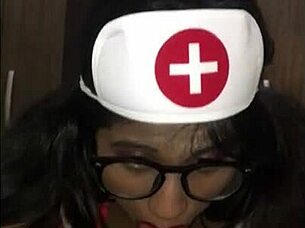 latina nurse seduces young patient in hospital 😘🏥