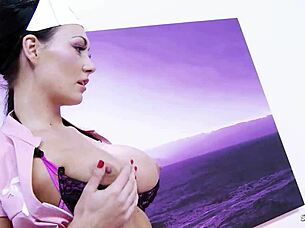 Jasmine Black Charlie Monaco Kelly Carter Big Tits Lesbian FFF Threesome Orgy