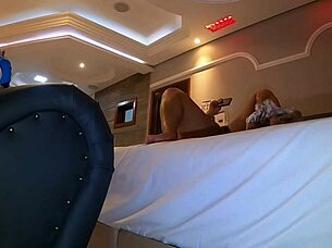 fucking my boss's fat wife ass while he watches cuckold style