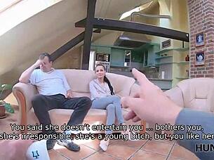 Hunt4k petite teen fucked public for cash by stranger