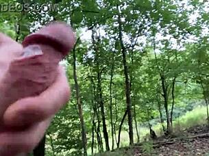 Crazy clitlicker662 slurps sloppy pussy outdoors naked in public masturbation update
