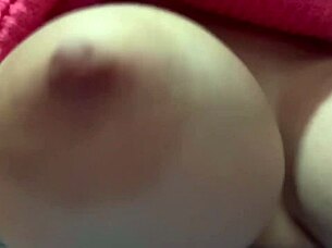 Artemisia love's big natural tits bounce with hard nipples in horny slow motion