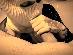 Deepthroat gag fest ends in massive cum pov