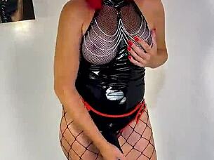 Huge black strapon milf slave pegs your ass deep