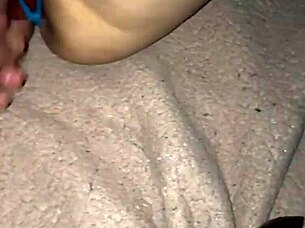 wife masturbates with anal dildo and front vibrator 😏🍆🔥