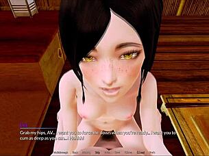 Harem Hotel Game Scene 229 Unfolds