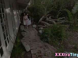 Diminutive Teens Swap Cum After Monster Cock Blowjobs