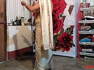 madam, fuck me doggystyle in saree at home now