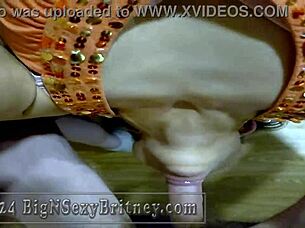 Britney Deepthroats Big Cock Swallows Facial Cumshot