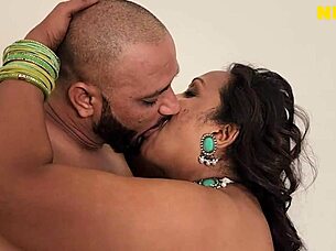 Fat milf enjoys wet night sex with desi guy