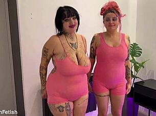 GG Huge Boobs Jump, Tits Bounce, Belly Fetish and Ass Shaking Tease!