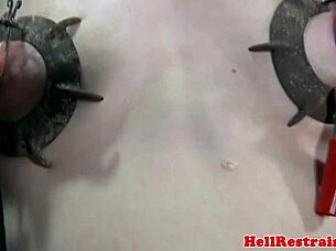 Bound Slut Ring Gagged Machine Fucked Rough