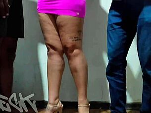 hot latina slut craves gangbang with friends at home