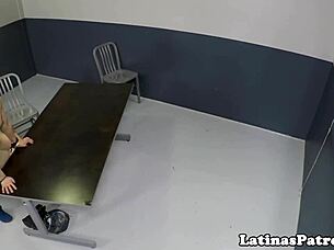 Undocumented Latina Babe Rides Hard Cock Missionary Style