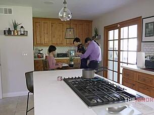 man casually freeuses tight teen ignoring her