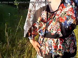 hairy chubby mature flashes pussy on nudist beach