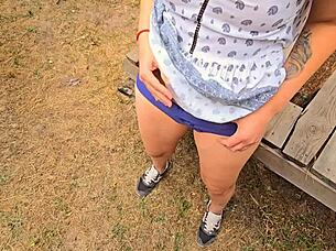 What if wet amateur milfs creampie panties outdoors in a steamy cumshot pov compilation?