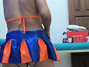 work hours plug insertion shakes her huge latina ass kinky submissive fetish style!