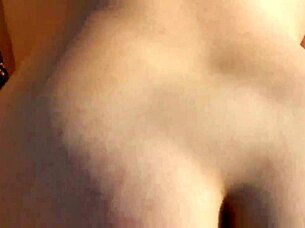 hairy chubby mature flashes pussy on nudist beach