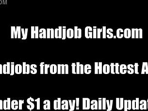 your maid drains those balls with teasing handjob commands