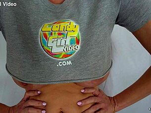 anabelle pync slams dildo deep in solo frenzy