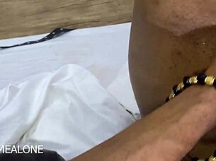 Bratty Sis Bound BDSM Fucked Hard by Big Black Cock