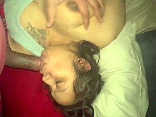 bbc stepson facefucks latina stepmom deepthroat till she gags on monster cock