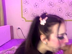 watch this young slut gag on monster cock in hardcore sloppy deepthroat!