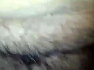 Penetrating hairy shemale pussy deep and raw